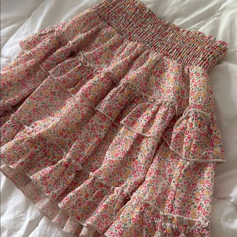 Floral Ruffle Skirt - Picture 6 of 6